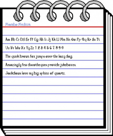 Mambo Medium Font
