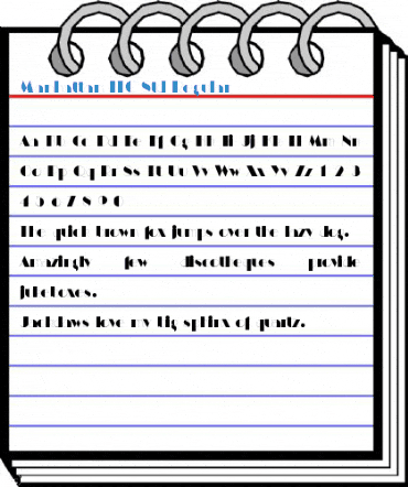 Manhattan ITC Std Regular Font