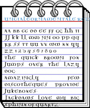 UncialeOrnamentale Regular Font