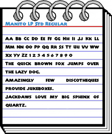 Manito LP Std Regular Font