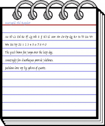 Marigold Std Regular Font