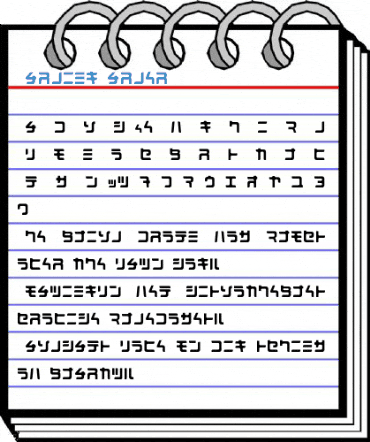 MarkingMarker KANA Font