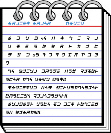 MarkingMarker KANAItalic Font