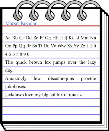 Marsei Regular Font
