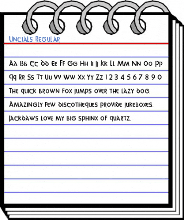 Uncials Font