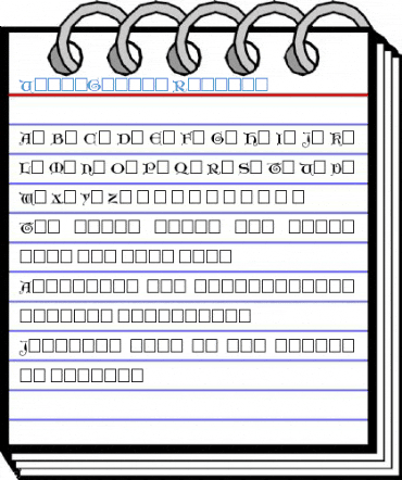 UncioGothic Regular Font