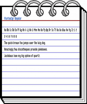 MartenCyr Regular Font