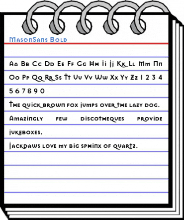 MasonSans Bold Font