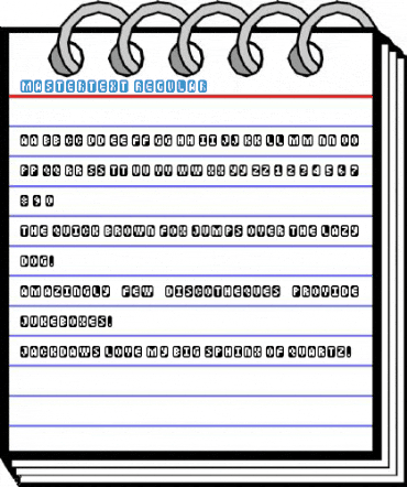 Mastertext Regular Font