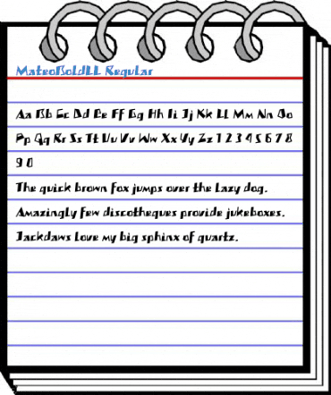 MateoBoldLL Regular Font