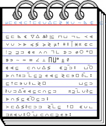 Mathematical Pi 1 BQ Regular Font