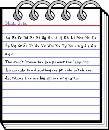 Matto Bold Font