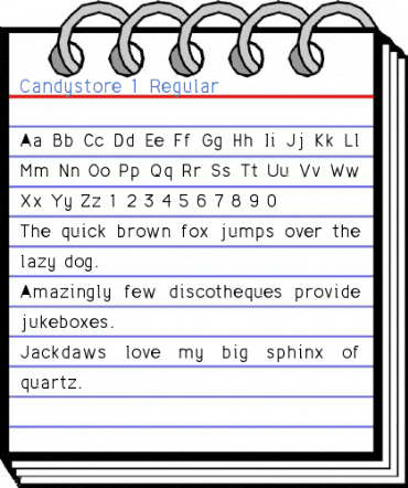 Candystore 1 Font