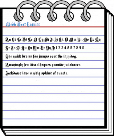 MediciText Regular Font