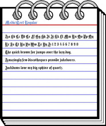 MediciText Regular Font