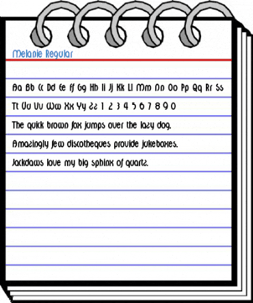 Melanie Regular Font