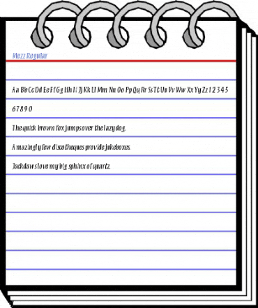 Mezz Regular Font