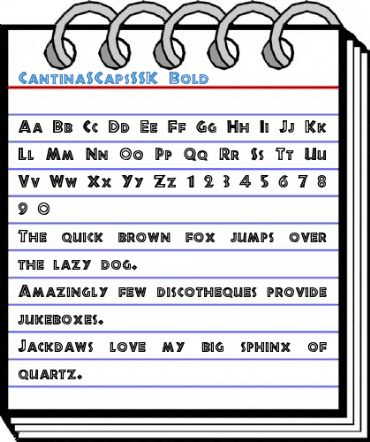 CantinaSCapsSSK Bold Font