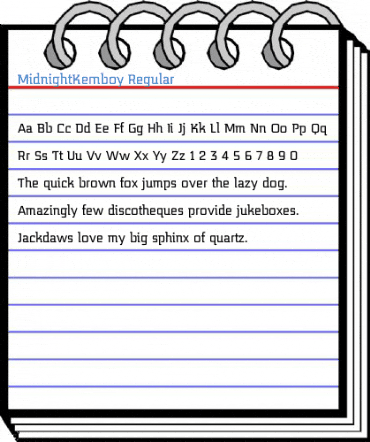 MidnightKernboy Regular Font