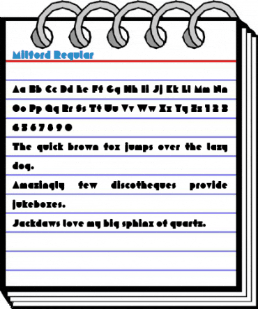 Milford Regular Font