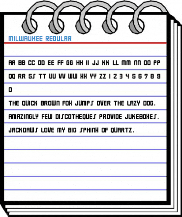 Milwaukee Regular Font