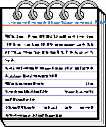 MiniPics BorderlineCapital Font