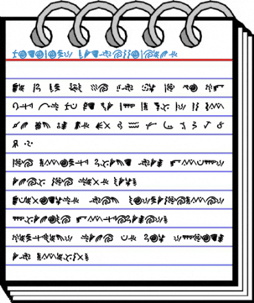 MiniPics ConfettiHeavy Font