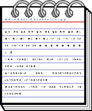 MiniPics DirectionalAA Font