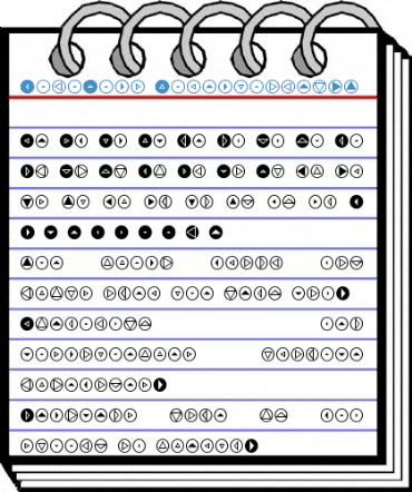 MiniPics DirectionalRT Font