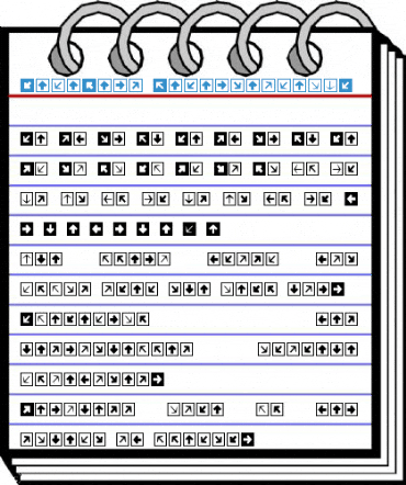 MiniPics DirectionalSA Font