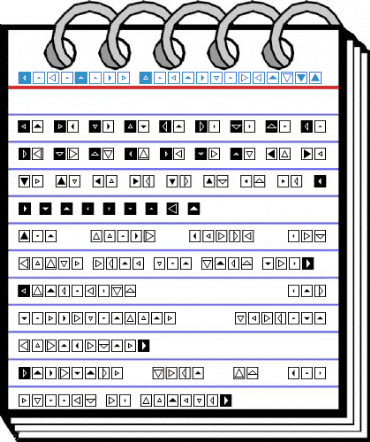 MiniPics DirectionalST Font