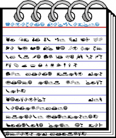 MiniPics LilEdibles Font