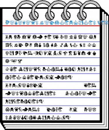 MiniPics LilCreatures Regular Font