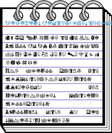 MiniPics LilFeatures Regular Font