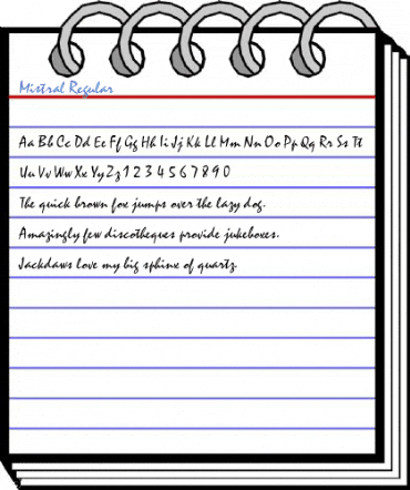 Mistral Regular Font