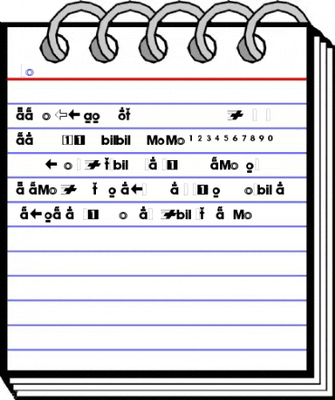 Mobil Pi Font