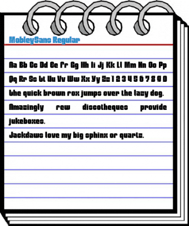 MobleySans Regular Font