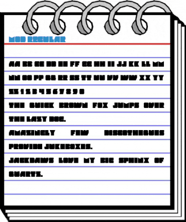Mod Regular Font
