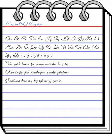 CapriceBQ Regular Font
