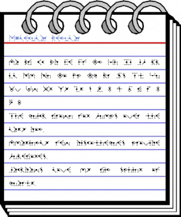 Molecular Regular Font