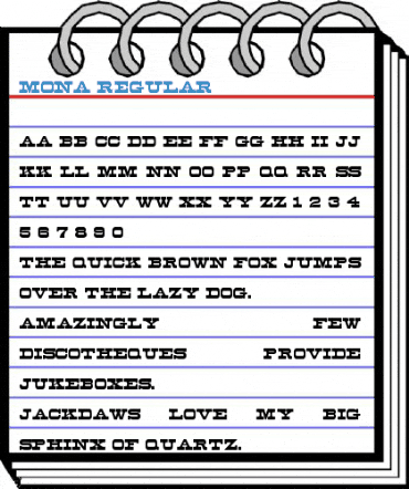 Mona Regular Font