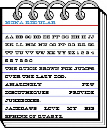 Mona Regular Font