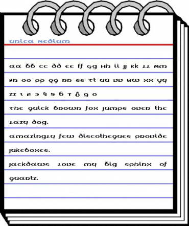 Unica Medium Font