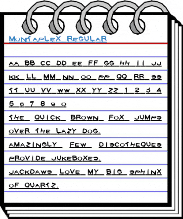Montaplex Regular Font