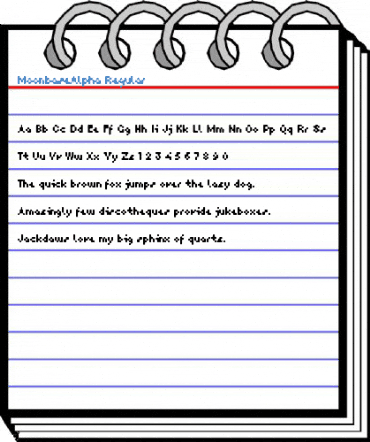 MoonbaseAlpha Regular Font