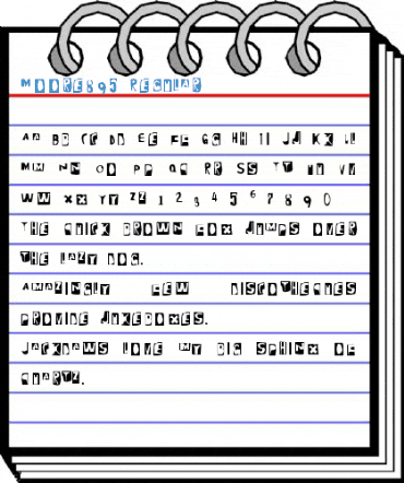 Moore895 Regular Font
