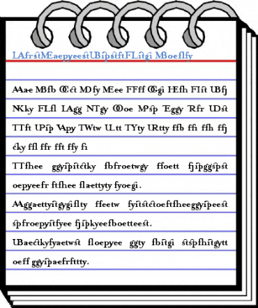 MrsEavesJustLig Bold Font