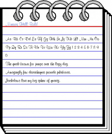 Murray Hill Bold Font