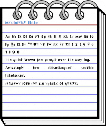 MysteryEF White Font