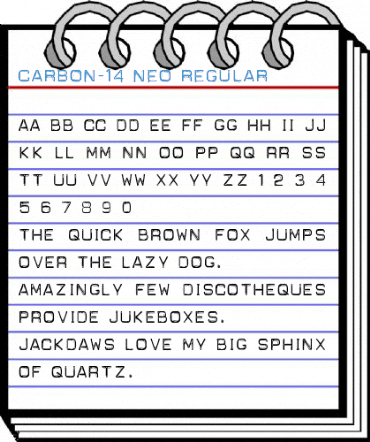 Carbon-14 Neo Regular Font